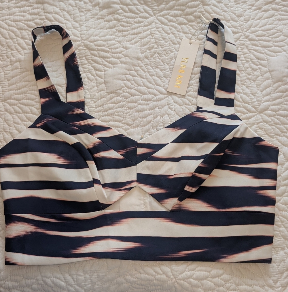 Yumi Kim Summer Ikat Cropped Bralette Top